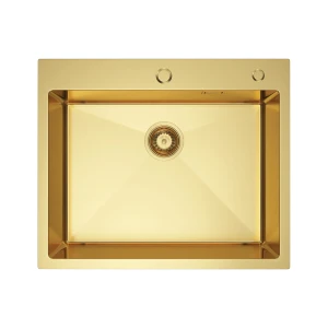 Zlewozmywak stalowy STEEL 6050 Złoty