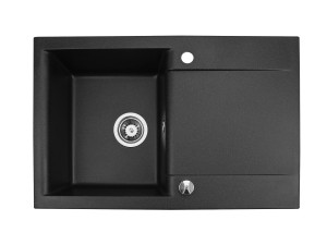 Zlewozmywak Granitowy ESTEIN 1KO czarny metalik