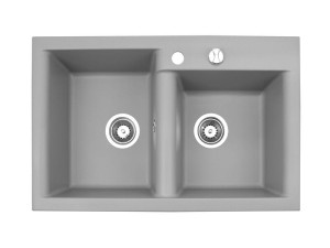 Zlewozmywak Granitowy ESTEIN 2K szary