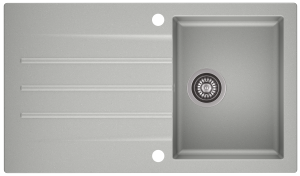 Zlewozmywak granitowy MOJITO 100 szary (59)