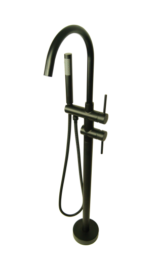 Bateria Wannowa Wolnostojąca Podłogowa GALA czarna