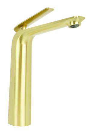 Bateria umywalkowa nablatowa VERDO złota