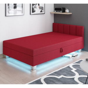 Marcela Gaming - tapczan czerwony z LED