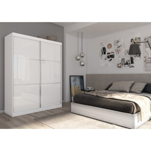 Szafa ze szkłem Lacobel VIVIO 160 cm