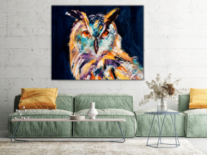 Obraz Sowie Spojrzenie 120x80