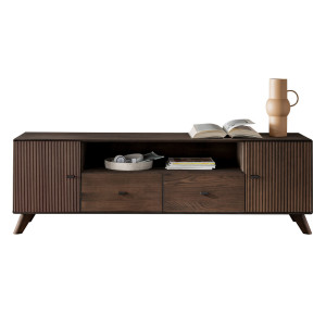 Szafka RTV bukowa Doryda II | lite drewno bukowe | Tartak Meble