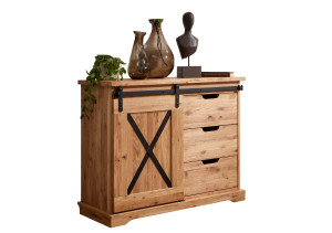 Komoda dębowa Nyks I | lite drewno dębowe | Tartak Meble