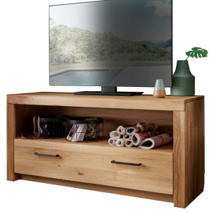 Szafka RTV Dębowa - Robusto I | | lite drewno dębowe | Tartak Meble