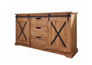 Komoda dębowa Nyks II | lite drewno dębowe | Tartak Meble