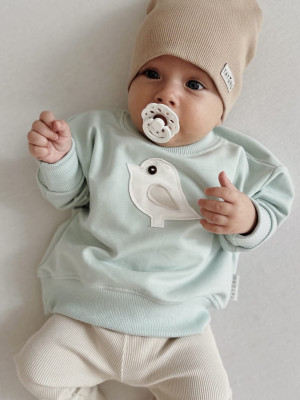 Bluza miętowa dla dziewczynki