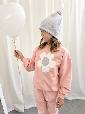 Bluza bawełniana w kolorze różowym dla dziewczynki