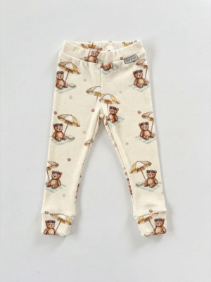 Legginsy prążkowane summer bear