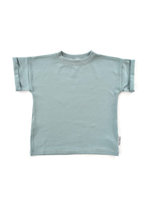 T-shirt basic dusty blue