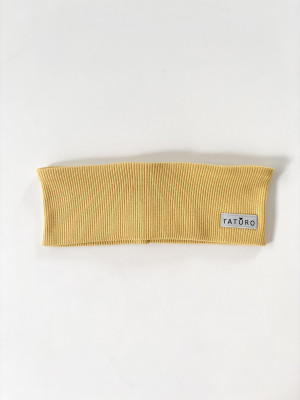 Opaska basic prążkowana honey