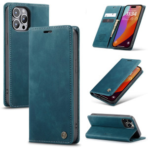 CaseMe Slim Plånboksfodral iPhone 16 Pro Blå