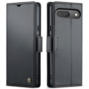 CaseMe Slim Plånboksfodral RFID-skydd Google Pixel 10 Svart