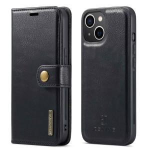 DG.MING 2-in-1 Magnet Wallet iPhone 14 Black
