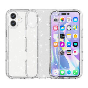 iPhone 17 Skal Glitter Transparent