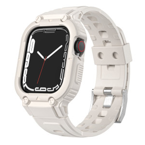 Apple Watch Ultra 49mm Stöttåligt Skal + Armband Beige