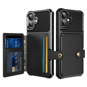 Multi-Slot Case iPhone 16 Svart