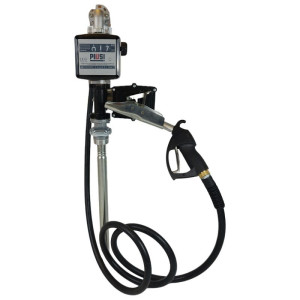 Dystrybutor do paliwa lotniczego i benzyny 50l/min, 12V, licznik K33, pistolet manualny - PIUSI