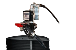 Dystrybutor do paliwa lotniczego i benzyny 56l/min, 230V, licznik K33, pistolet A60 - PIUSI