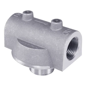 Adapter aluminiowy filtra 2xM6 G 1" - FMT