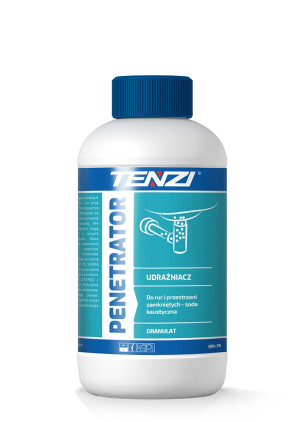 TENZI PENETRATOR udrażniacz kret soda do rur 500g soda kaustyczna, wodorotlenek sodu 98%