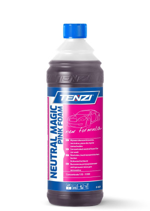 Wysyłka 24H - TENZI Neutral MAGIC Foam Pink 1L neutralne pH piana do mycia samochodów zabezpieczonych woskami oraz powłokami ceramicznymi i kwarcowymi