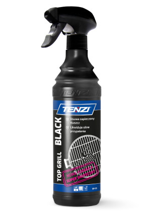 Płyn na przypalenia do piekarnika TENZI TOP GRILL BLACK 600 ml Gotowy do użycia, silny płyn do mycia grilli, rusztów, piekarników