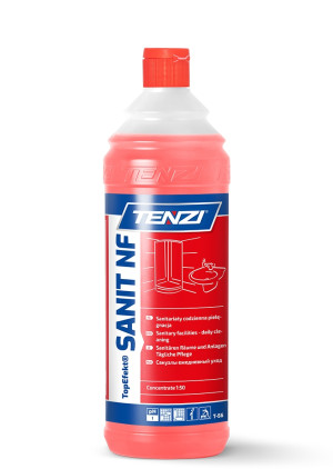 TENZI SANIT NF niepieniący płyn do mycia łazienki ścian podłóg 1L NF (Non-Foaming - Niskopieniący) koncentrat do mycia sanitariatów
