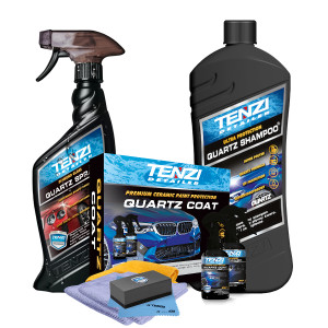 Wysyłka 24H - Zestaw 3-PAK QUARTZ COAT NEW! zestaw do zabezpieczania, mycia i pielęgnacji