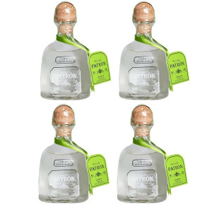 Patrón Tequila Silver 40% (4 x 0.2 l) - Das 4er Set