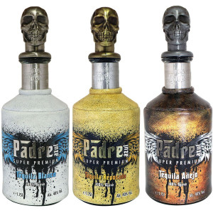 Padre Azul Blanco, Reposado, Añejo Tequila 40% (3 x 1.75 l) Magnum