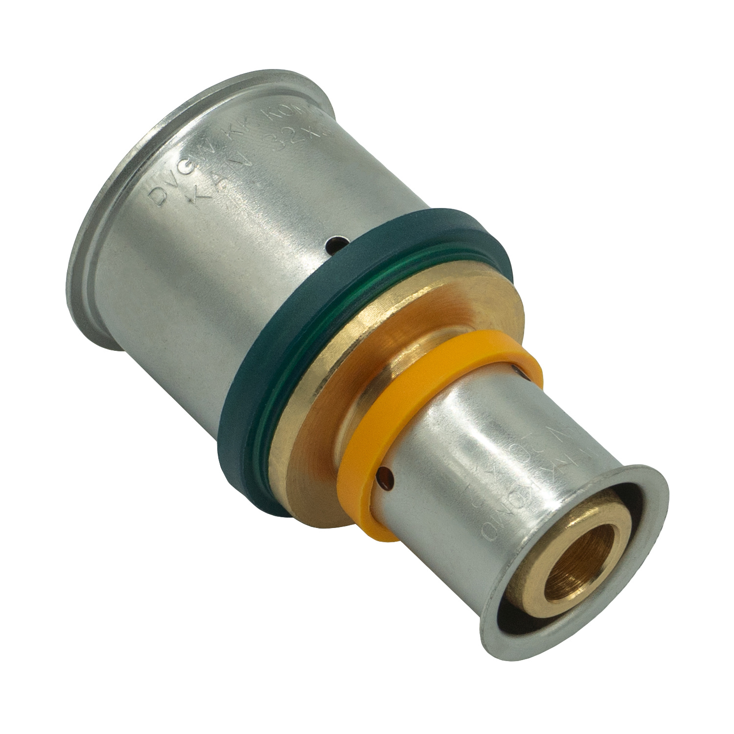 Racord de reducere din alamă Presă - 32/20 KAN-therm 1009046072