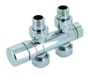 Zehnder 839178 Zestaw Zaworowy Typu U, Chrom