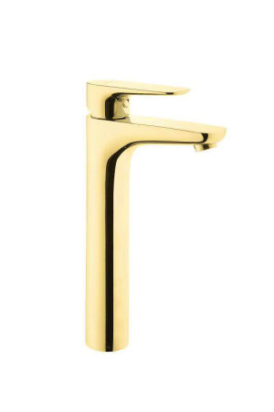 Vitra X-line A4232223exp Bateria Umywalkowa Bez Korka Wysoka, Złoto