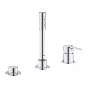 Grohe 19965001 Lineare Bateria Wannowa 3-otworowa, Chrom