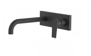 Tres Project-tres 21120002nm Bateria Umywalkowa, Podtynkowa, Długość Wylewki 224 Mm, Czarna