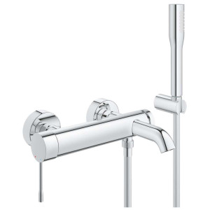 Grohe Essence 33628001 Bateria Wannowo-prysznicowa Z Zestawem Prysznicowym, Chrom