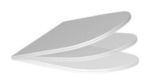 Nic Design 005712001 Pin Deska Slim Wolnoopadająca, Biały Połysk