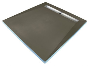 Wim Platte Brodzik Posadzkowy Liniowy 90x90x3