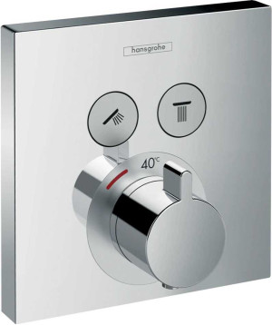 Outlet: Hansgrohe Showerselect 15763000 Bateria Termostatyczna Do 2 Odbiorników , Element Zewnętrzny , Chrom