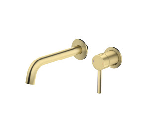 Emporia Fly 03012gn Bateria Umywalkowa Podtynkowa , 2 Rozety , Z Boxem , Złoty Szczotkowany