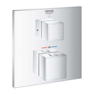 Grohe Grohtherm Cube 24153000 Bateria Termostatyczna Do Obsługi Jednego Wyjścia Wody , Chrom