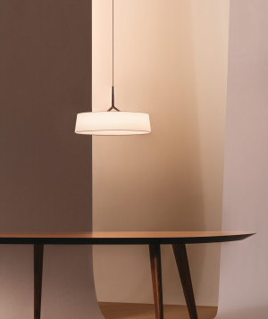 Vibia Lampa Wisząca 323511/1b_31 Dama 45cm, Kolor 11 Black Led Montaż Podtynkowy