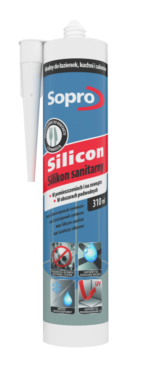 Sopro Silikon Szary Naturalny 72, 310 Ml