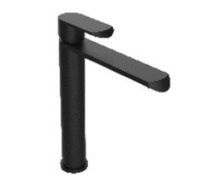 Graff Phase 5120400bk Bateria Umywalkowa, Architecural Black