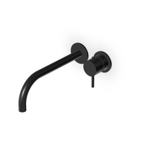 Zucchetti Helm Zhe720.xp81 Bateria Umywalkowa Podtynkowa, Wylewka 23 Cm, Brushed Total Black Pvd