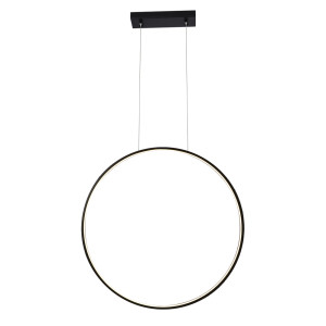 Outlet: Antigo Lampa Wisząca 5312 Agaro 87cm Pion Czarna 4000k